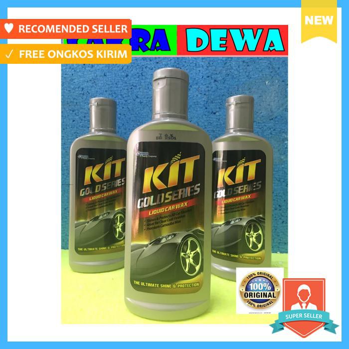 Kit gold series liquid car wax cairan pengkilap body mobil 275 ml