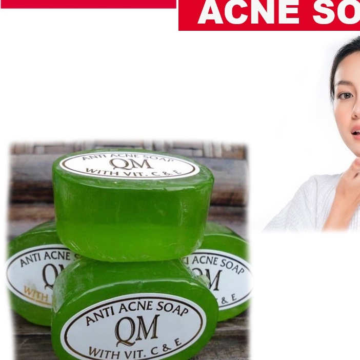 (BISA COD) ORIGINAL 100%  - SABUN QM HIJAU ANTI ACNE - SABUN ANTI JERAWAT - MENGHILANGKAN JERAWAT - KOMEDO