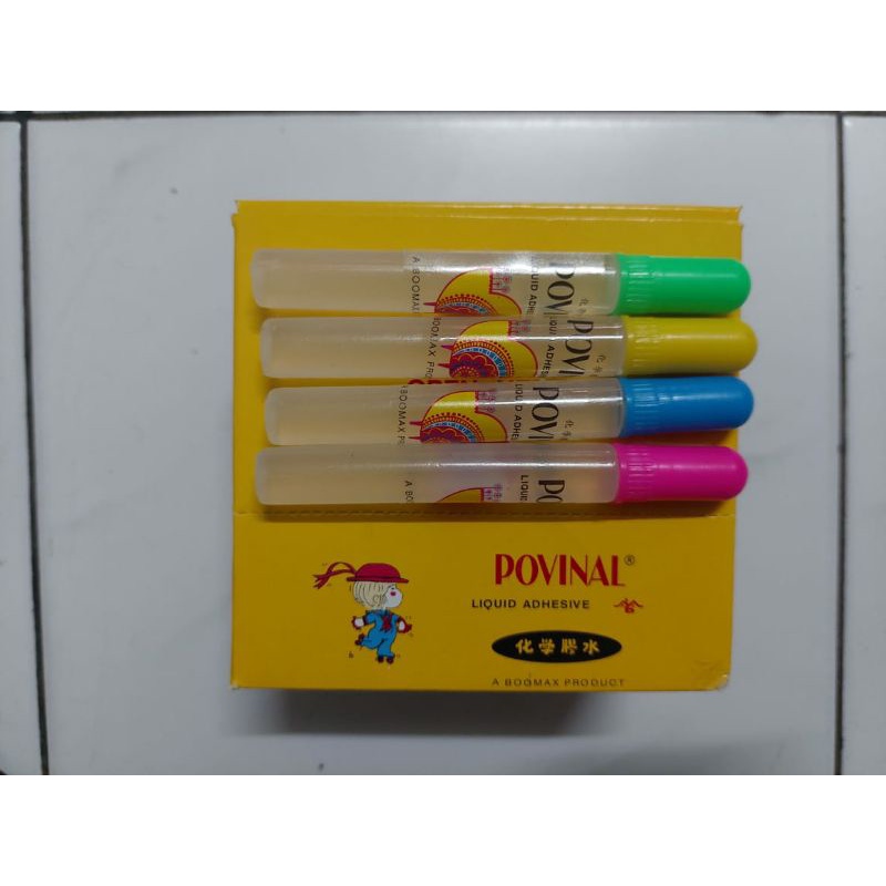 

[BOX ISI 24] LEM POVINAL 119 UKURAN 15 ML / POVINAL 15 ML