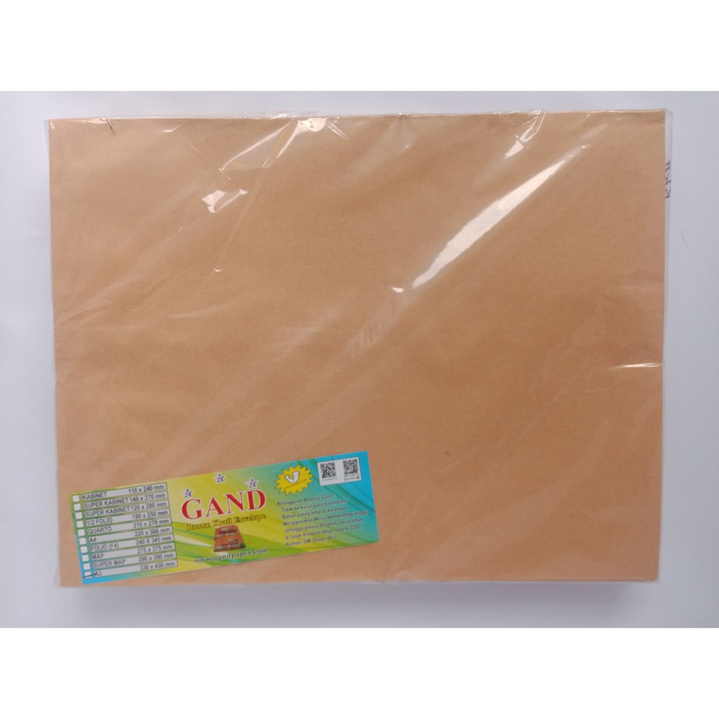 

Amplop Coklat Ukuran A3