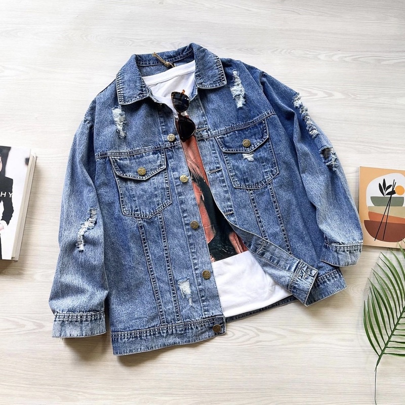 OVERSIZE RIPPED JACKET JEANS 511