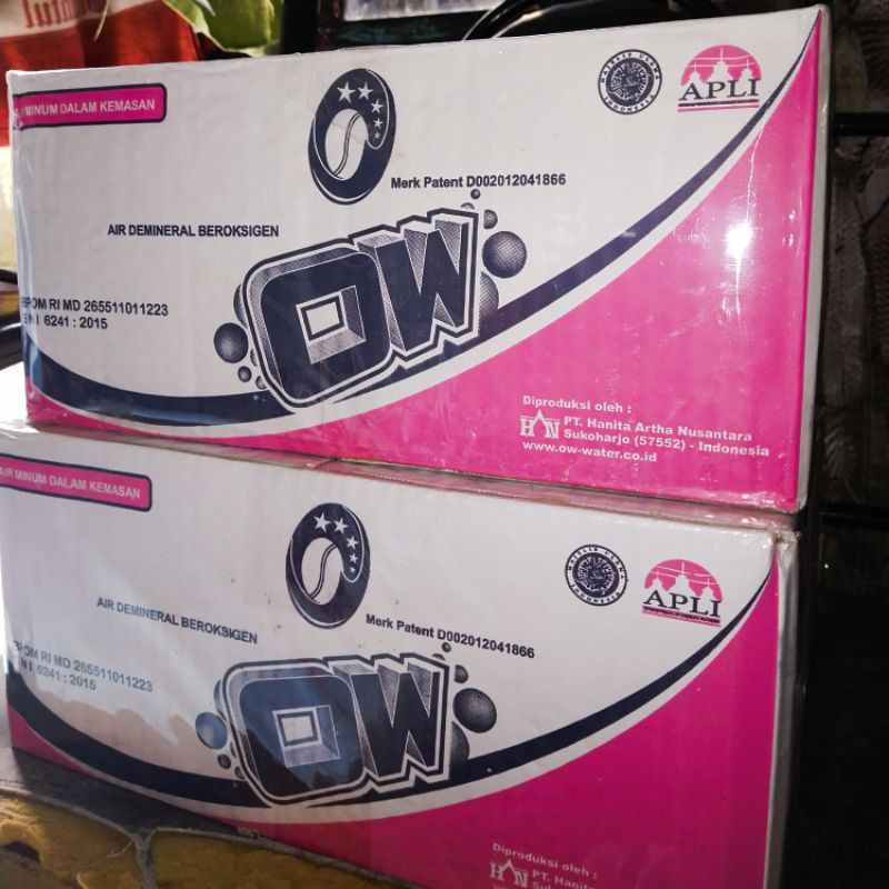 

Ow Water Oxxy 1 Dus isi 36 botol 288ml harga Grosir