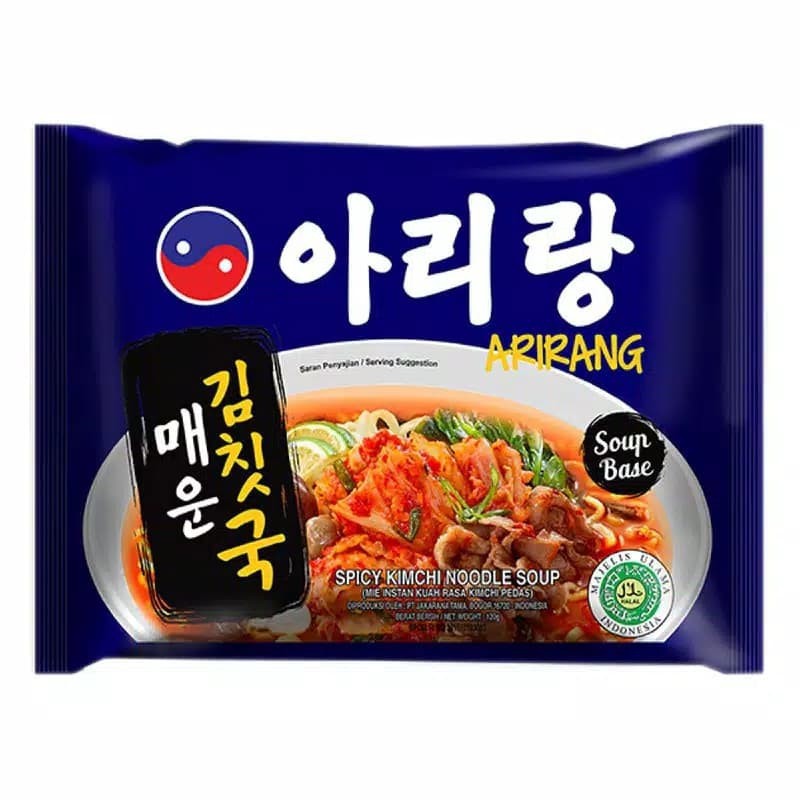 

Arirang Spicy Kimchi Noodle Soup 120 gram / Mi Arirang