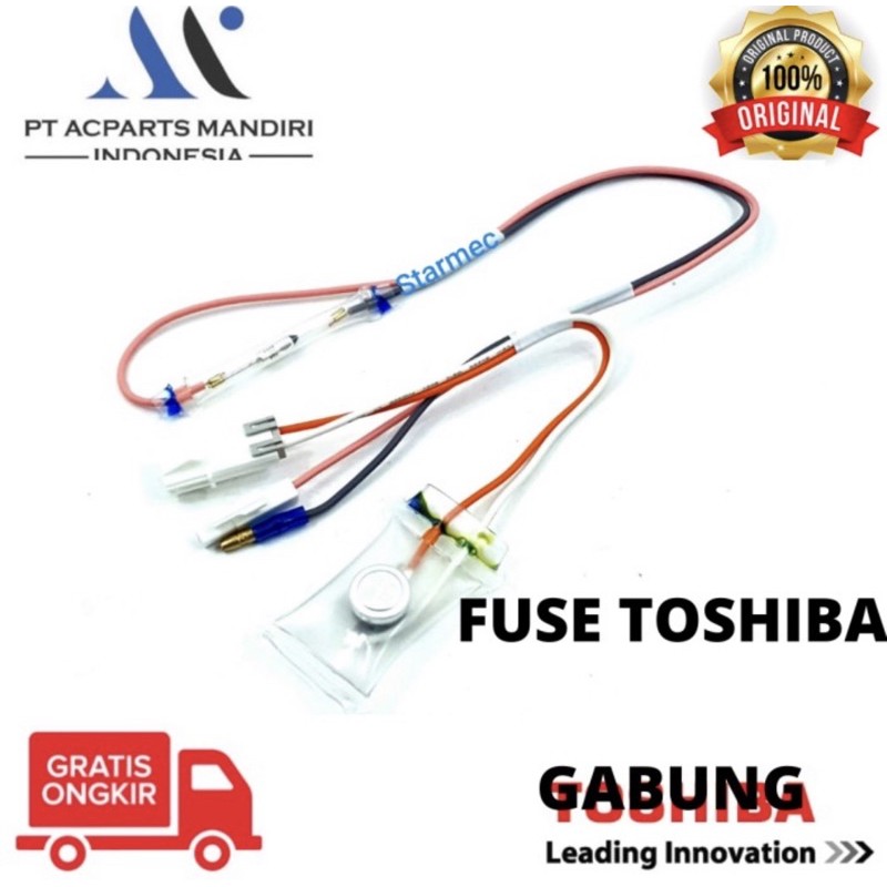 fuse / defross / bimetal kulkas toshiba panas dingin