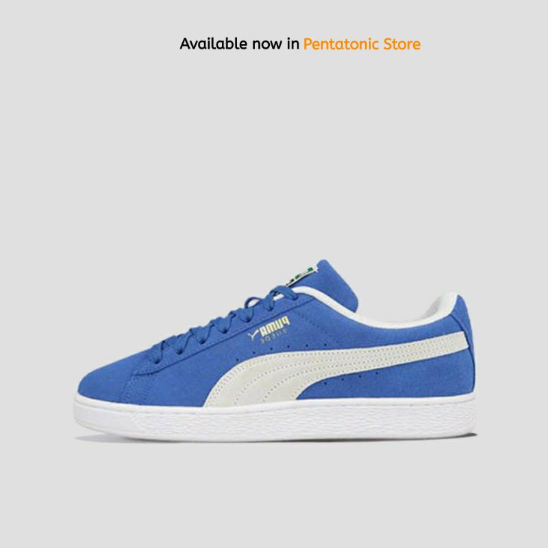 puma suede classic trainers blue