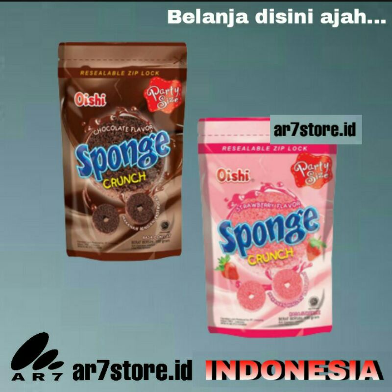 

SPONGE Oishi cruch coklat/strawberry 100gr