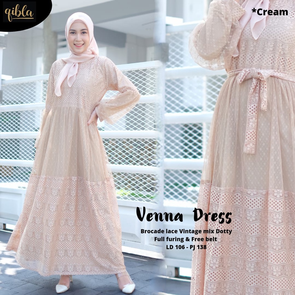 Venna Dress Original Broklat by Qibla
