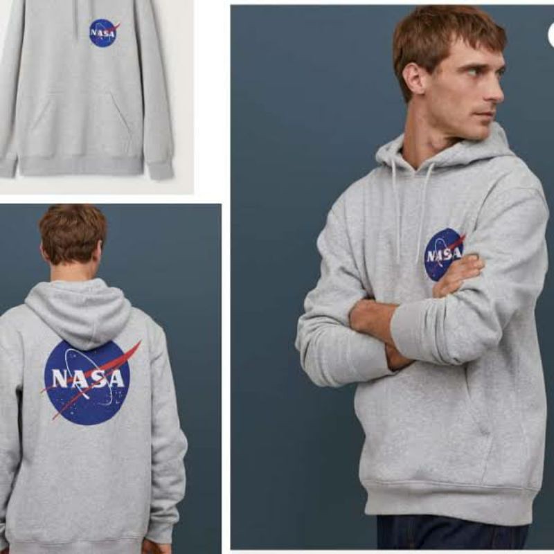 h&amp;M hoodie nasa grey  / hnm hoodie original