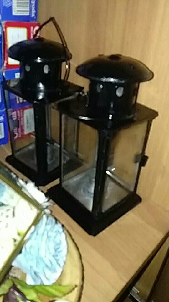 Lentera Lilin Pawn Black