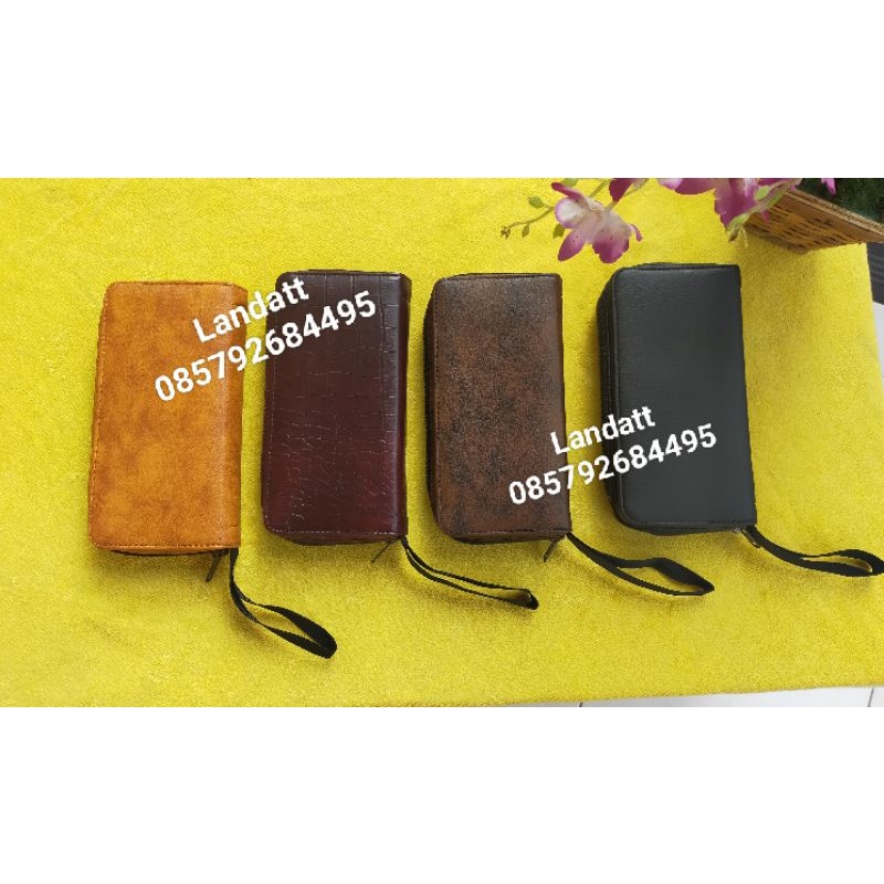 Dompet Taji Resleting tali pendek