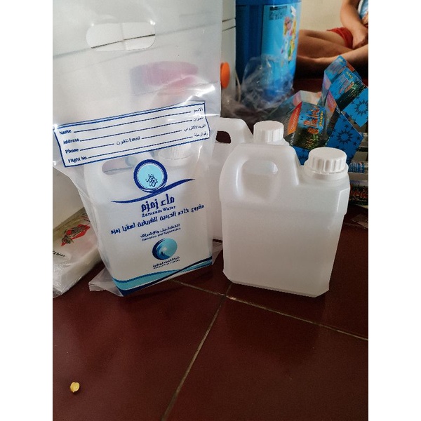 jerigen 1 liter bekas air zam zam jerigen 1 L