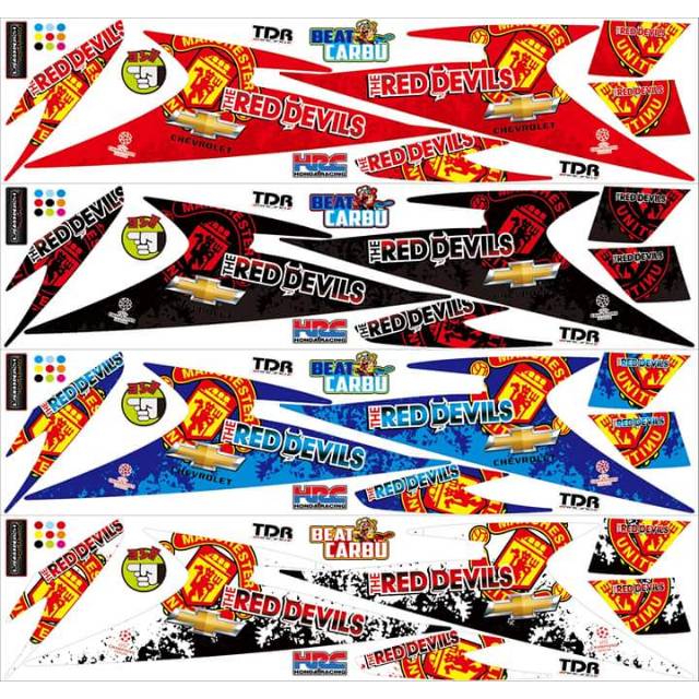 Striping lis sticker variasi honda beat carbu 2008-2012 "MU"