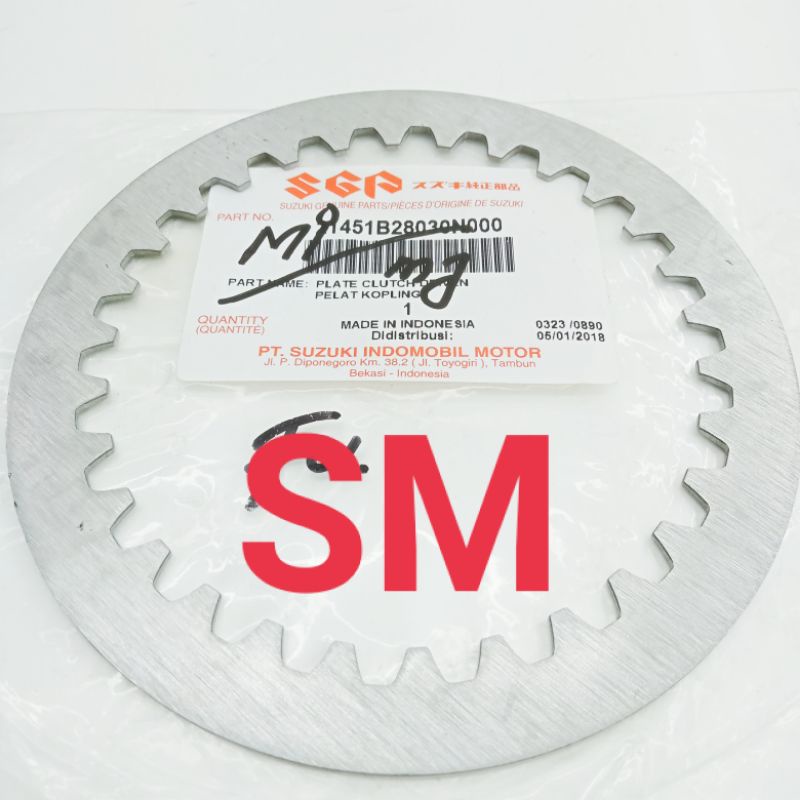 Plat Besi Kopling RGR Satria Fu Original Suzuki