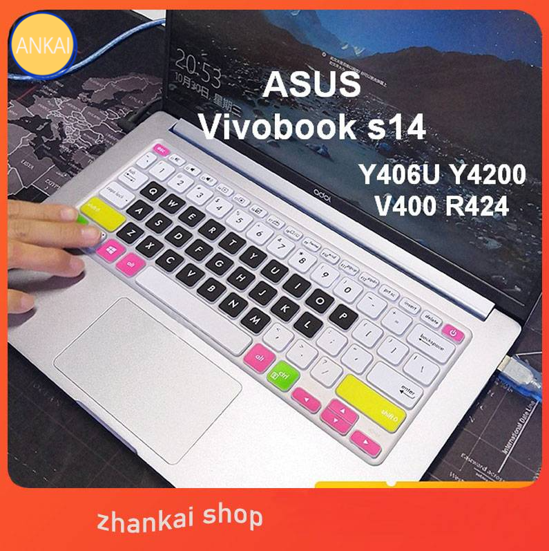 Ankai Pelindung Keyboard Silikon Untuk Asus Vivobook S14 Y406U M409B M409D A416J A412 Adol14 14 &quot;