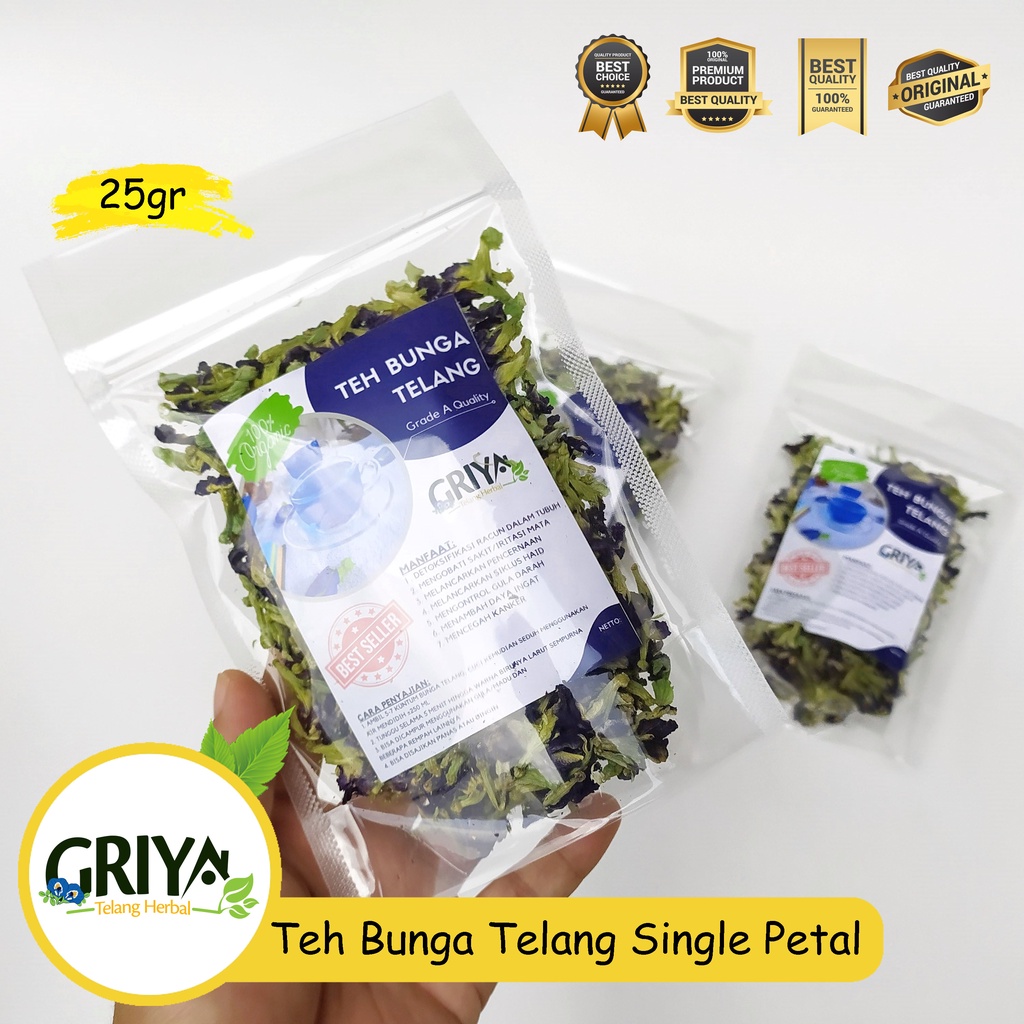 

Bunga Telang Kering (Single Petal) 25gr
