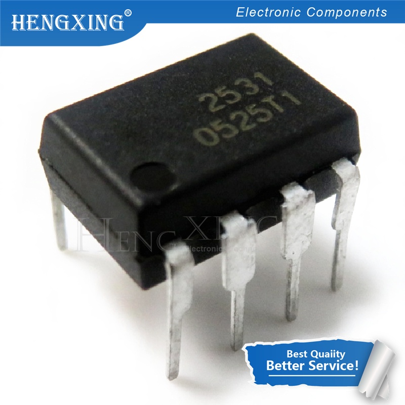 100pcs Ic HCPL-2531 A2531 HCPL2531 DIP-8 SMD-8