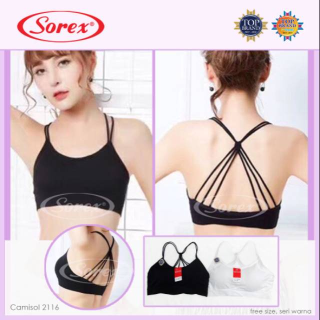 Sorex Tank top Camisol Bralette 2116 | Sorex Crop Top