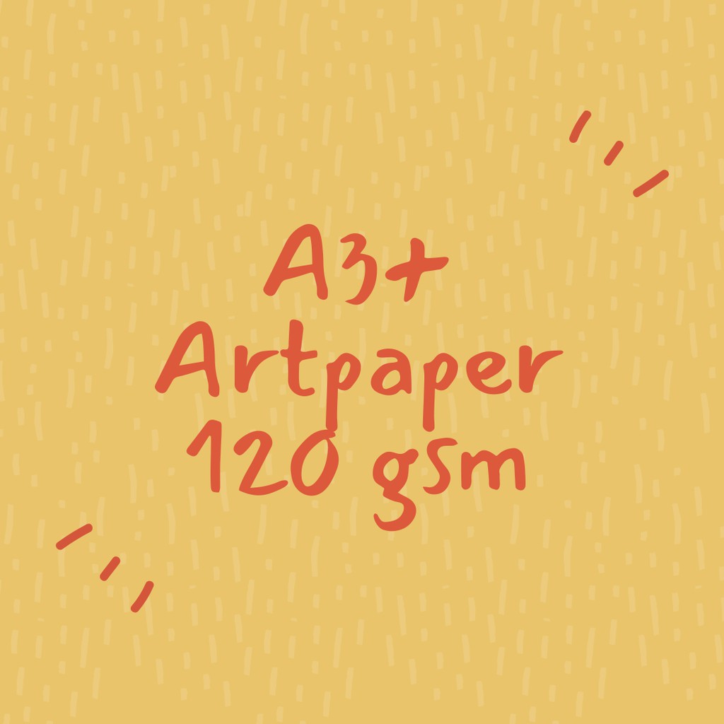 

[A3+] Cetak Custom Artpaper 120gsm Custom Murah Tanpa Minimal Order