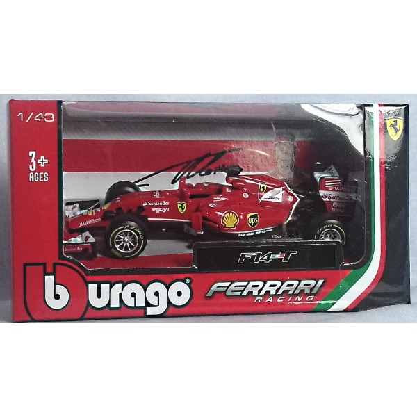 Diecast Mobil Bburago 1/43 Ferrari F14T - Fernando Alonso #14