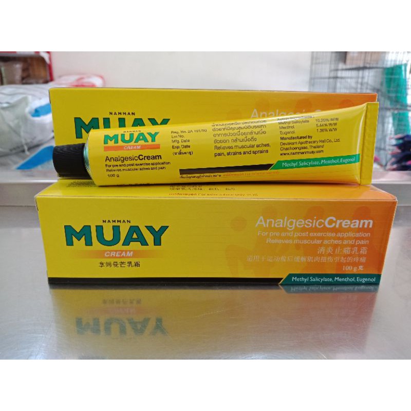 Jual MUAY ANALGESIC CREAM/ MUAY CREAM 100 GRAM / salep muay murah made ...
