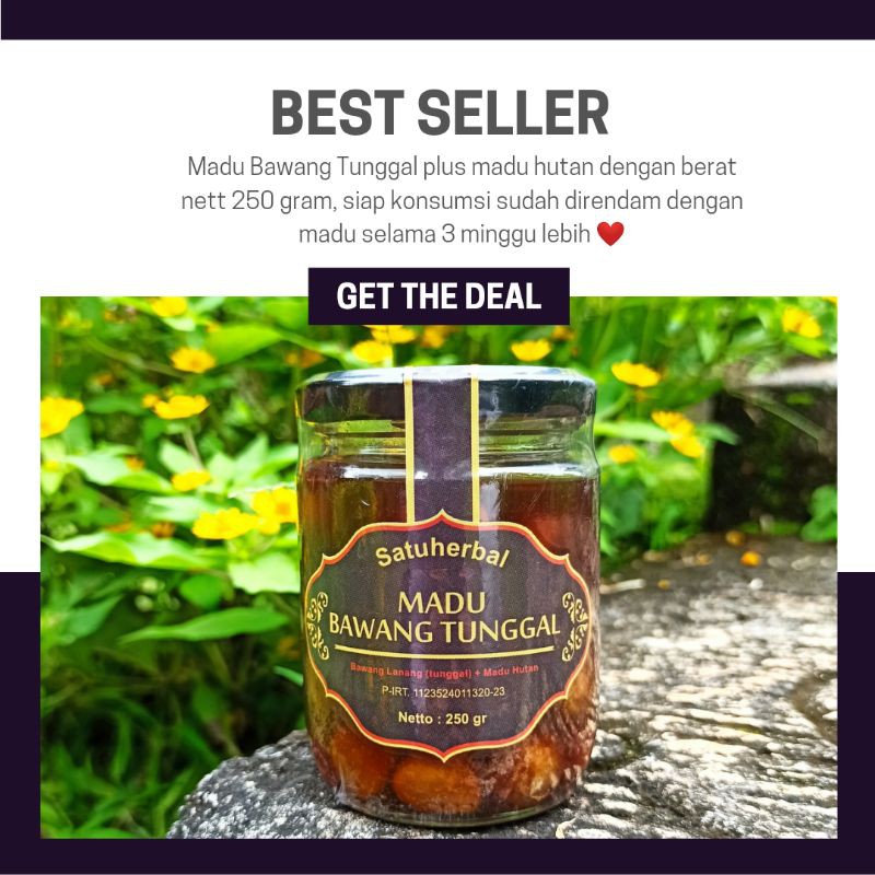 

MADU BAWANG LANANG ( tunggal / laki) 250 GRAM AMPUH UNTUK KOLESTEROL, JANTUNG,DLL