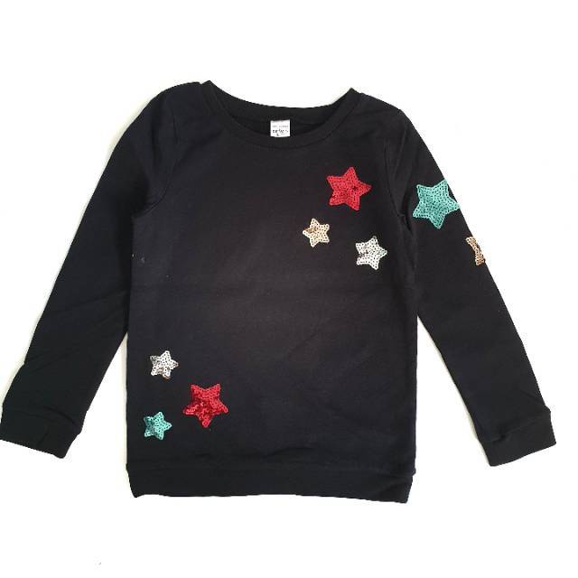 Sweater Anak Perempuan Carter Kid Hitam Bintang