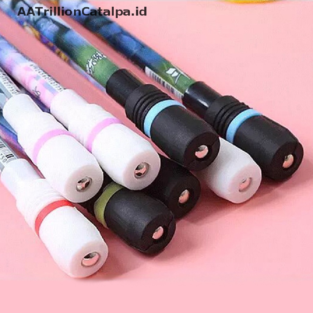 (AATrillionCatalpa) Pulpen Gel Model Putar Untuk Hadiah / Mainan Anak