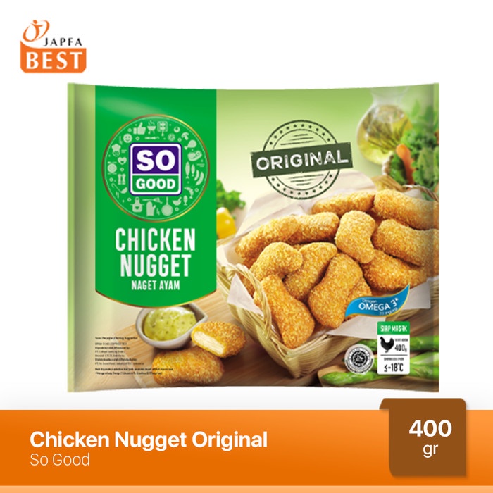 

Nugget Ayam So Good 400 gr - BARU