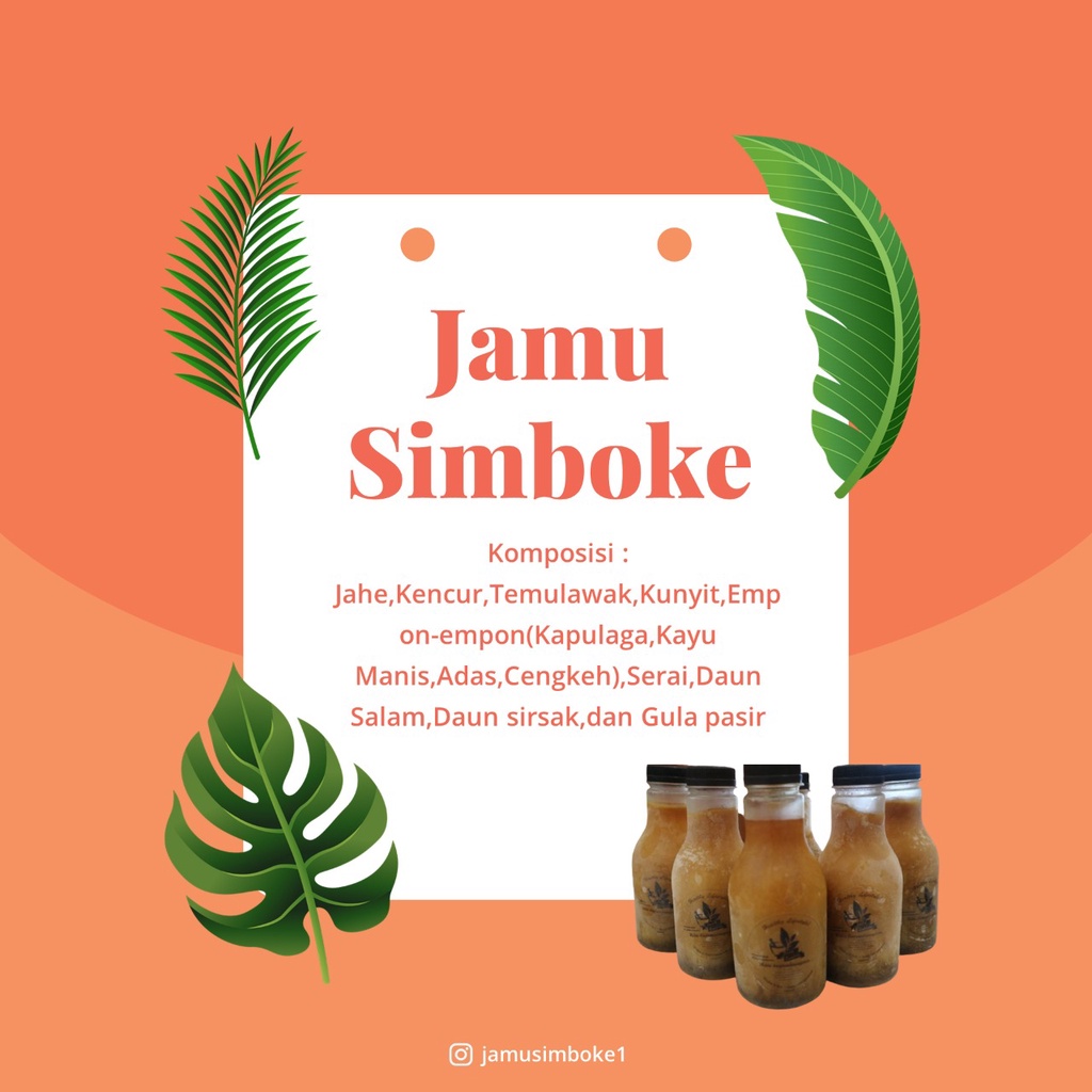 

250 ml Jamu Herbal Empon Empon Imun Booster (Jahe,Kencur,Temulawak,Kunyit,Kapulaga,Kayu Manis,Adas,Cengkeh),Serai,Daun Salam,Daun sirsak)