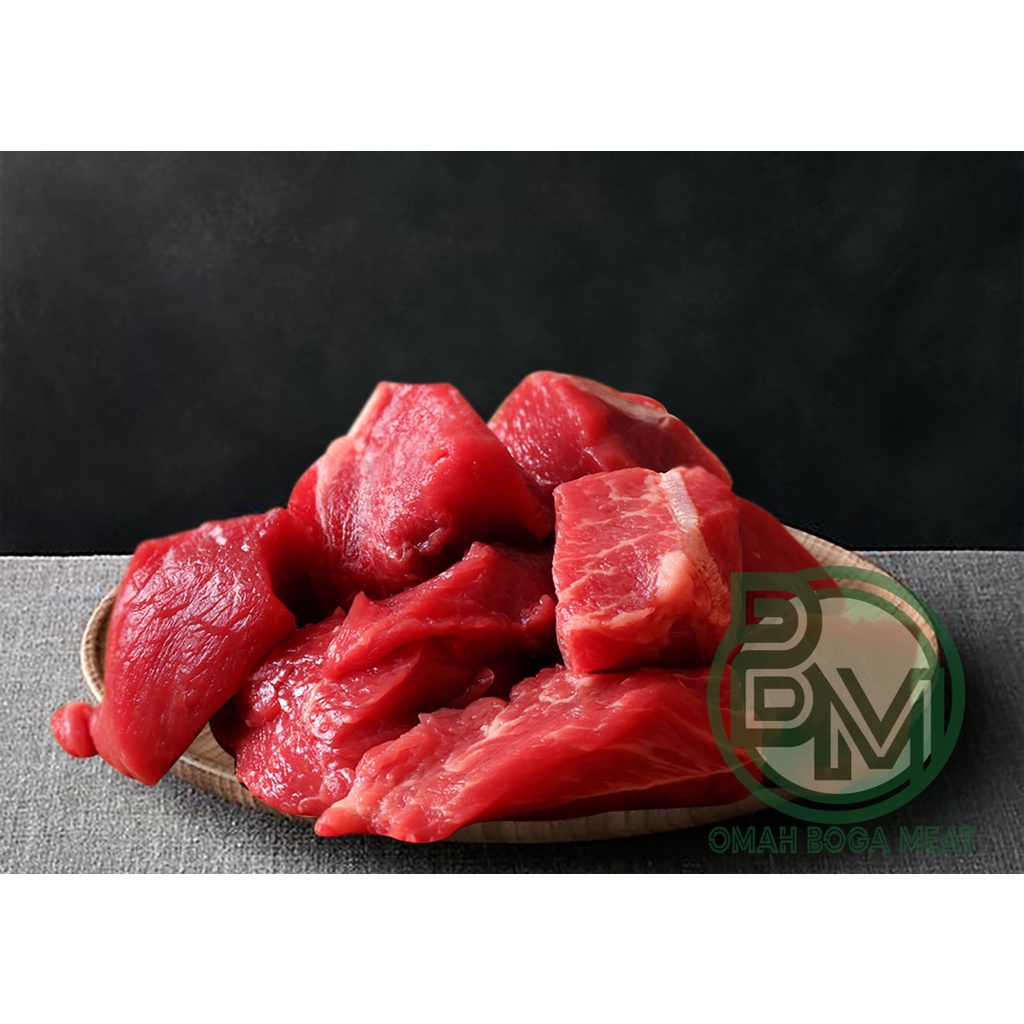 

Beef Rendang potongan 1kg frozen cut 20-25/Daging rendang Tradisional food Halal
