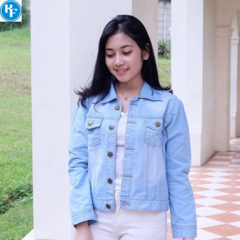 Jaket Biondy Wanita Jaket Jeans Wanita Denim