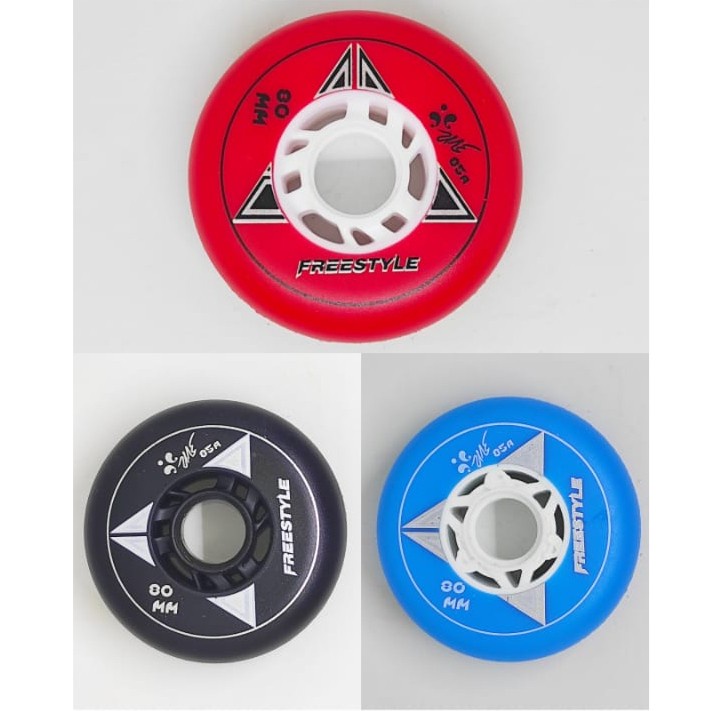 Roda Sepatu Roda Inline Skate Merk Freestyle Yjs Isi 4biji