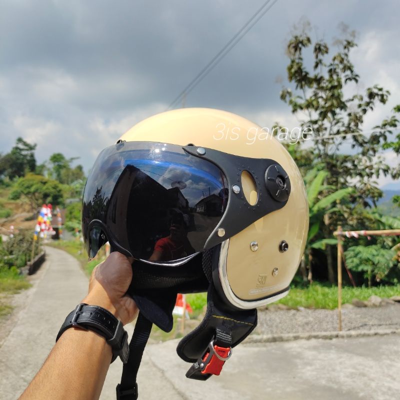 HELM BOGO PILOT ITALY RETRO FULL LEHER SNI PRIA WANITA DEWASA ORIGINAL PREMIUM