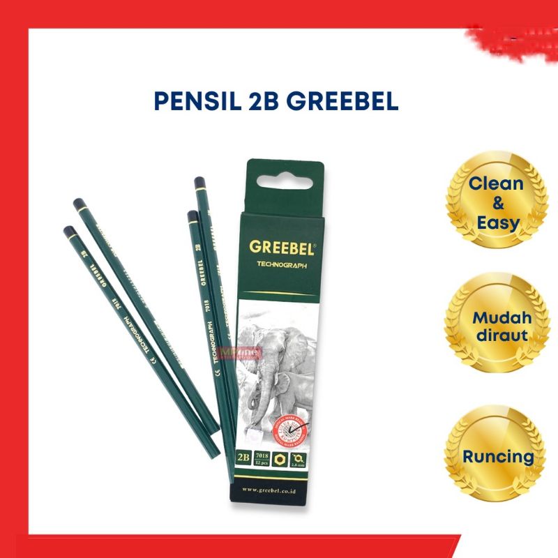 Pensil 2B GREEBEL