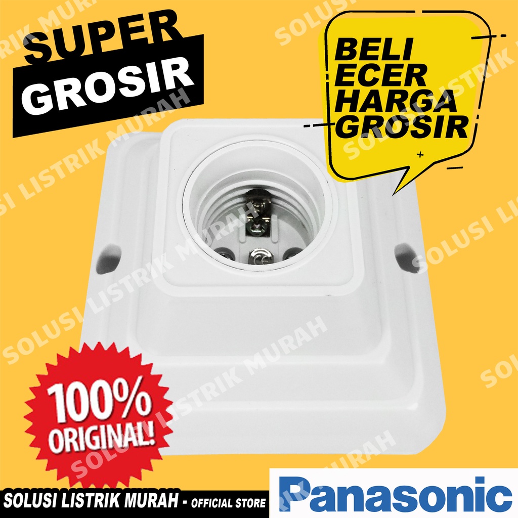 Panasonic Fitting Hias OB Tempel / Plafon Kotak / Bulat