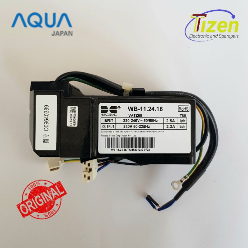 Modul PCB Kulkas 2 Pintu Aqua Inverter VATZ60 AQR-D275R AQR D275R