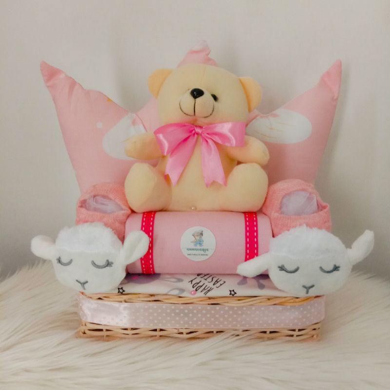 PARCEL BAYI MURAH / KADO BAYI / BABY GIFT / HAMPERS BABY-Pink Sheep