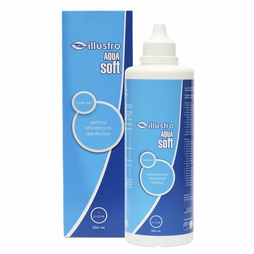 Cairan Softlens Illustro Aquasoft 350ml