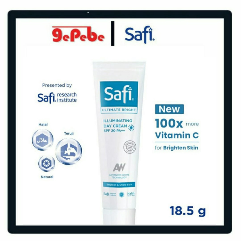 Safi Ultimate Bright Illuminating Day Cream SPF 20 PA++ 18,5gr