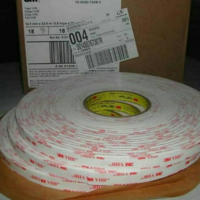 

3M DOAUBLE TAPE VHB 4950 PUTIH size 12mm×33m