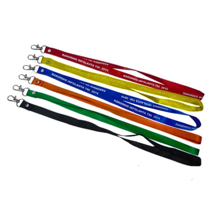

Tali Lanyard ID Card Lanyard 1,5 Cm Bahan Nylon
