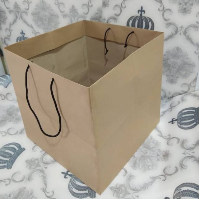 

paperbag paper bag kantong kertas dos Nasi kue