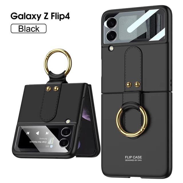 SAMSUNG GALAXY Z FLIP4 5G FLIP 4 SOFTCASE RING PHONE BACK COVER CASING