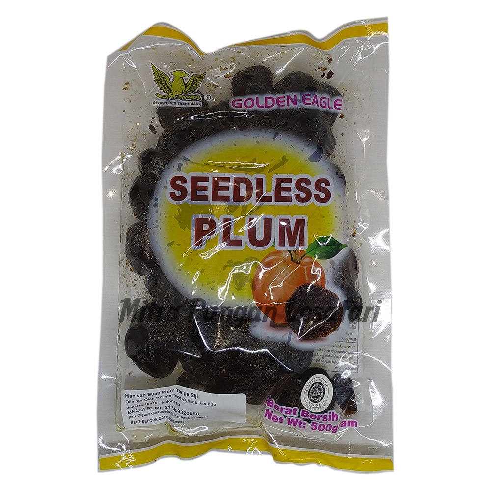 

Manisan Buah Plum Tanpa Biji Golden Eagle 500 gr / Seedless Plum