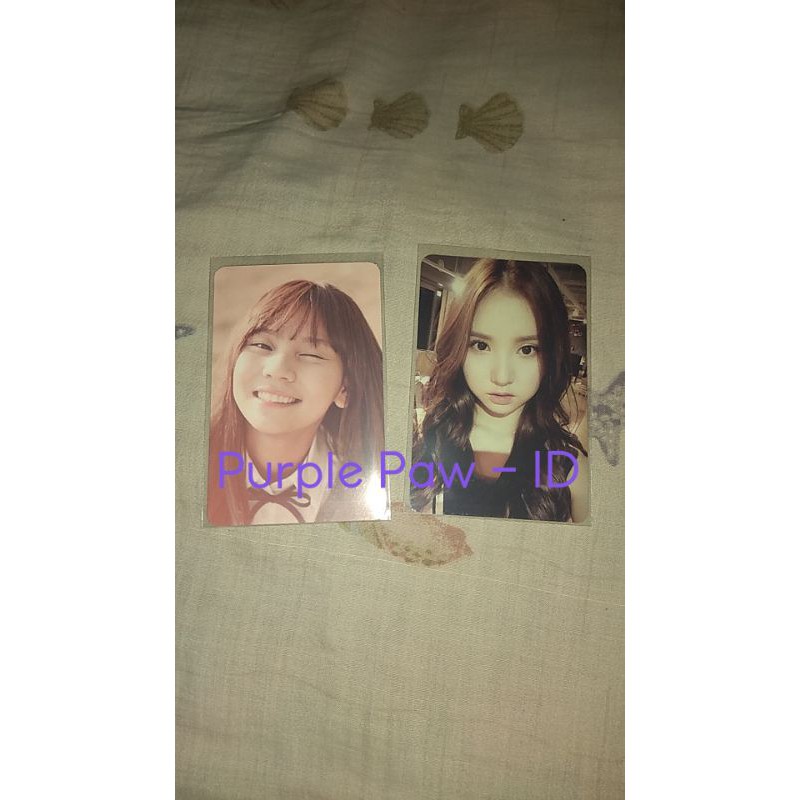 GFRIEND PHOTOCARD / PC UMJI SNOWFLAKE EUNHA FLOWERBUD