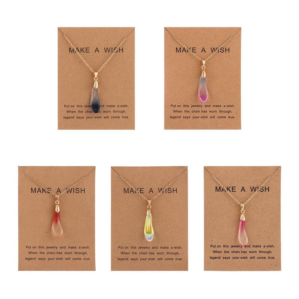 Solighter Kalung Persahabatan Dengan Kartu Perhiasan Baru Choker