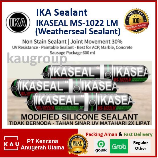 

IKA SEAL MS-1022 LM 600ML - MS HYBRID SEALANT - LEM ALUMUNIUM - LEM BATU