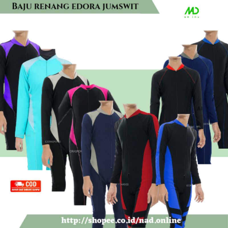 Baju renang pria/laki laki/permepuan /cewe dewasa muslim jumsuit panjang jumbo