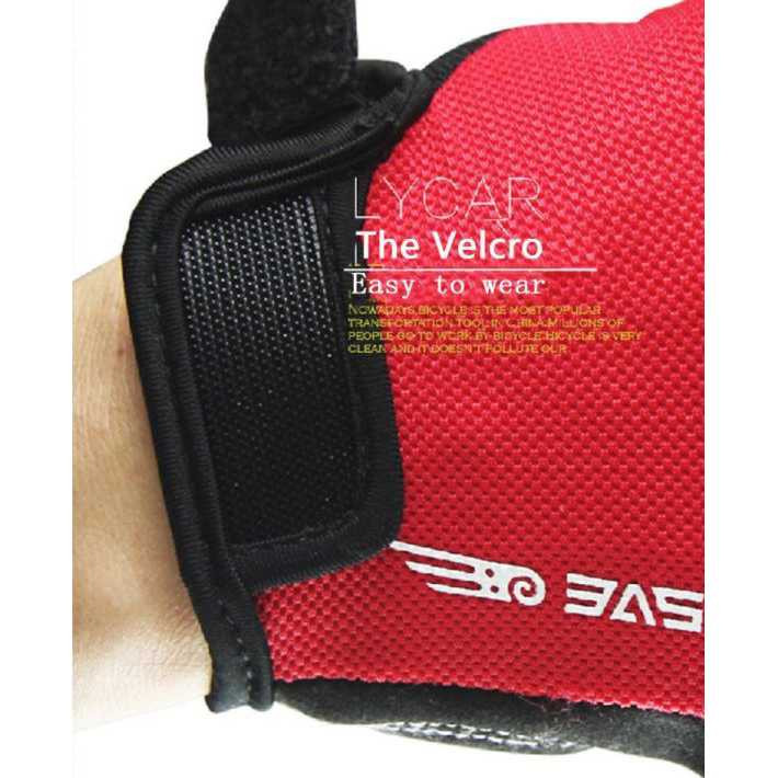 Sarung Tangan Sepeda Motor Basecamp Half Finger Bicycle Glove Smartphone Touchscreen Anti Slip