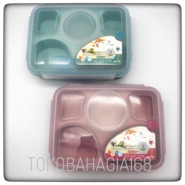 ITEM 393 LUNCH BOX YOOYEE Kotak Makan Sup 5 Sekat Bento